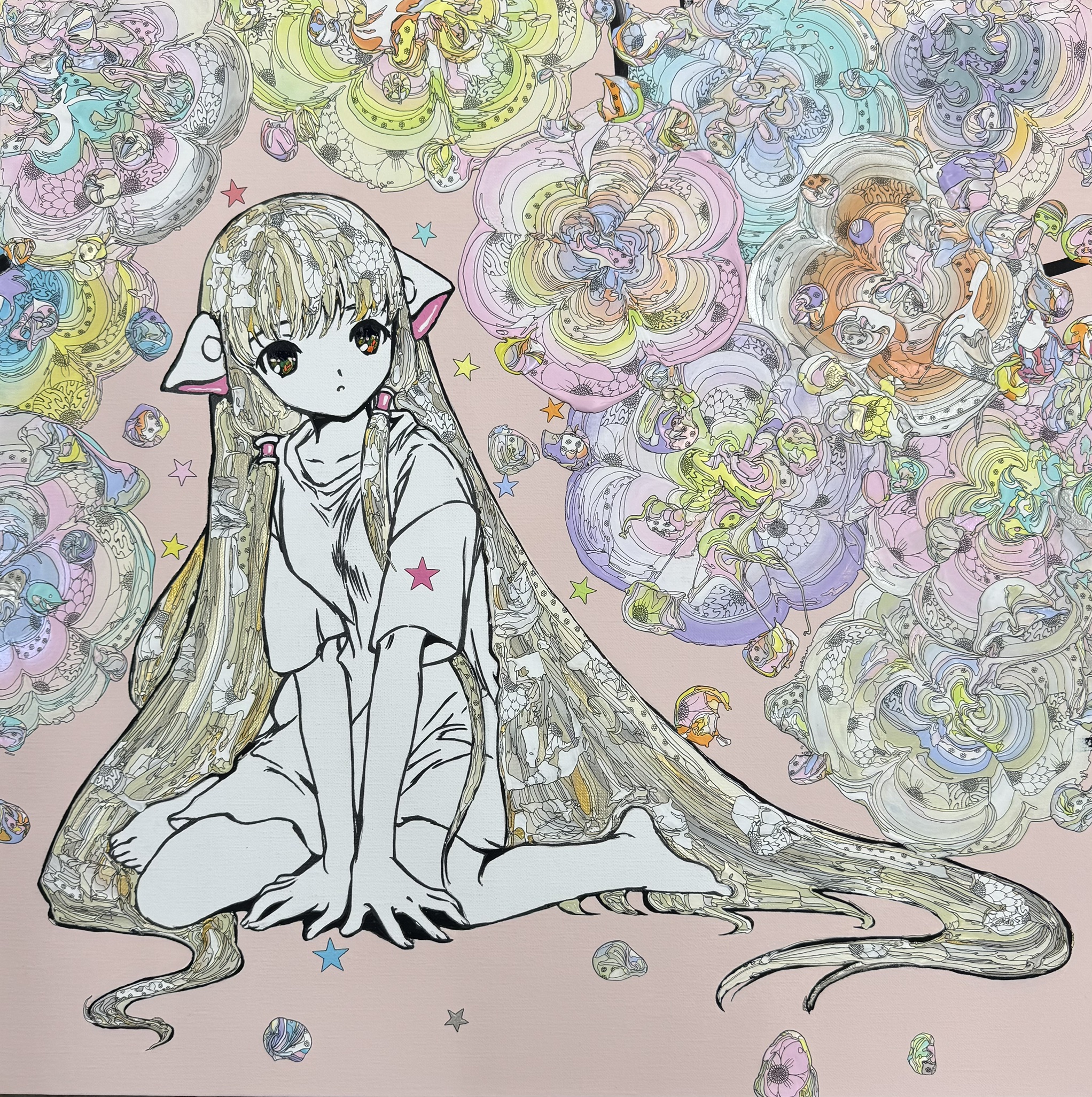 日本画　奥田浩堂(コウドウ)　白月 INFORMATION | yutaokuda